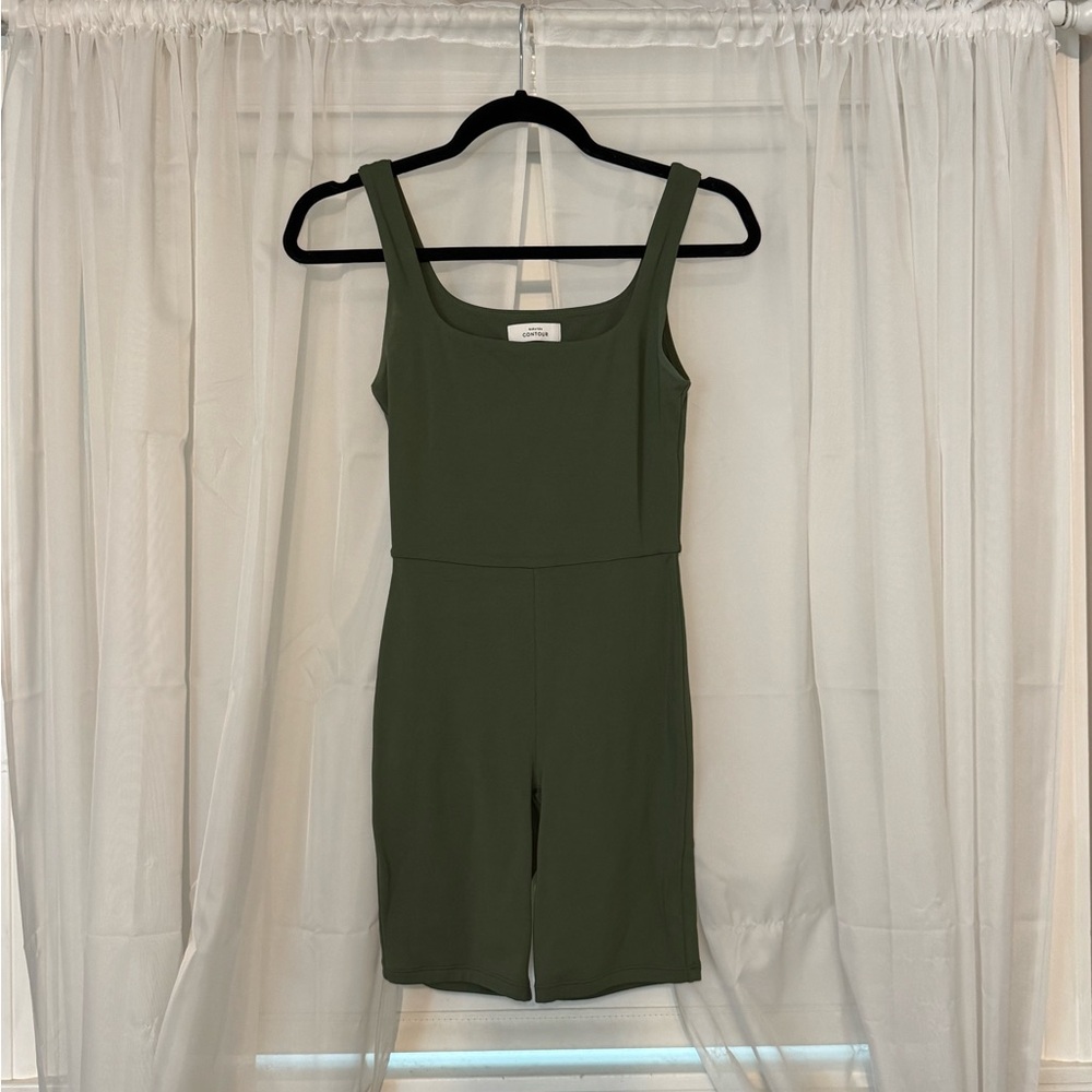 Babaton Olive Green Mini Dress